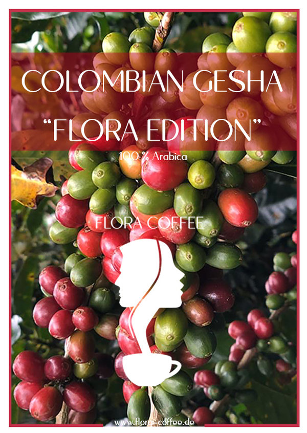 Logo mit Kaffeekirschen Gesha Kaffee