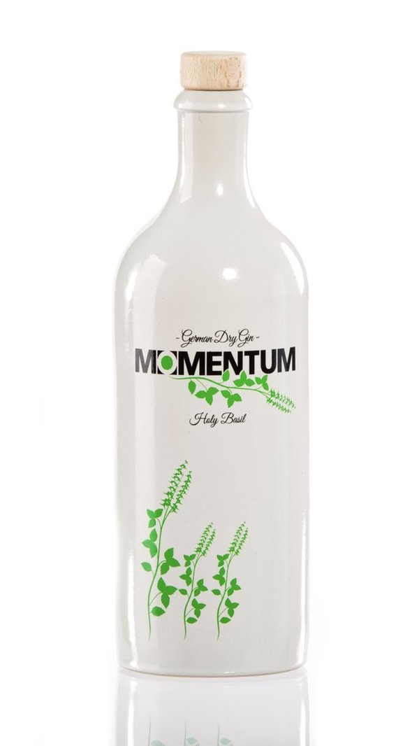 MOMENTUM German Dry Gin 0,7l in der neuen Steinzug-Flasche