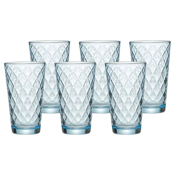 Ritzenhoff & Breker Trinkglas Blau 6-teilig, 400 ml