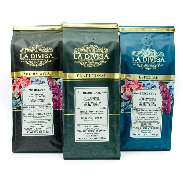 "La Divisa- Probierset " Specialty Kaffee 3x 500 g