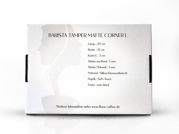 Flora Coffee | Barista Tampermatte L | in Soft-Touch Haptik