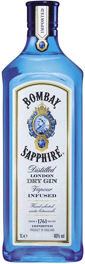 Bombay Sapphire London Distilled 1 L  40% vol.